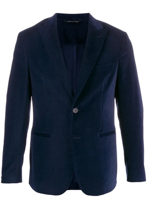 Tonello slim fit velvet blazer - Blue