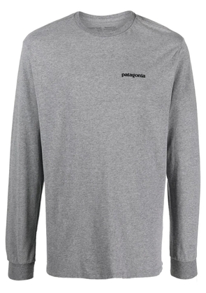 Patagonia logo print crew-neck T-shirt - Grey