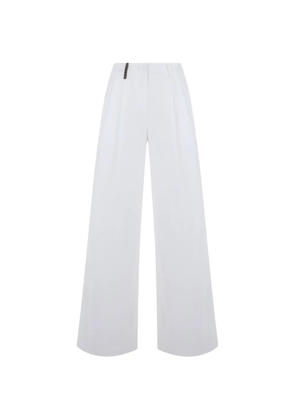 Peserico wide-leg trousers - White
