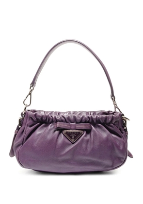 Prada Pre-Owned 2010s ribbon leather handbag - Purple