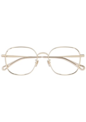 Chloé Eyewear square-frame glasses - Gold