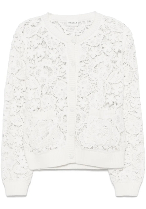 P.A.R.O.S.H. Copper cardigan - White