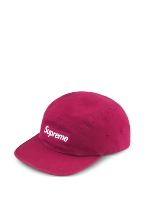 Supreme washed chino twill camp cap - Pink