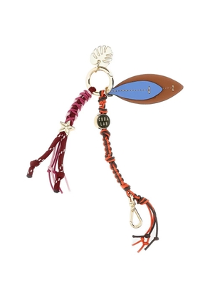 CUBA LAB woven beaded keyring - Blue