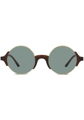 Giorgio Armani round-frame sunglasses - Gold