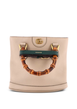 Gucci Pre-Owned Diana Bamboo Handle Round Leather Small tote bag - Neutrals