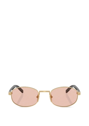 Prada Eyewear oval-frame sunglasses - Gold