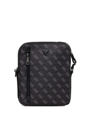 GUESS USA monogrammed crossbody bag - Black