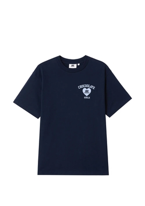 CHOCOOLATE Heart-detail T-shirt - Blue