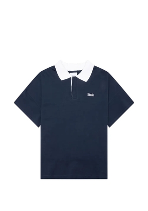 RHUDE logo-detail polo shirt - Blue