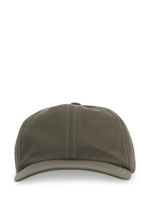 and Wander topstitch-detail hat - Green