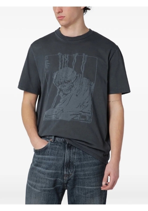 OUR LEGACY Angry Fan Mail graphic-print T-shirt - Grey