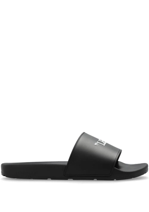 Off-White x Virgil Abloh logo-print slides - Black