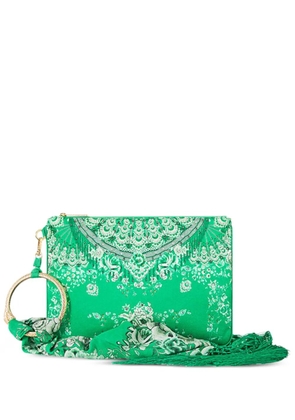 Camilla ring scarf clutch - Green