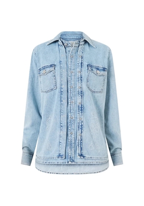 Camilla Sophy Relaxed embellished shirt - Blue