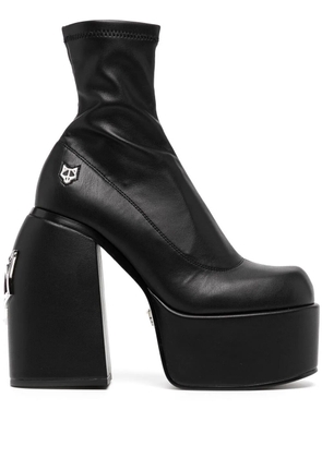 NAKED WOLFE Sugar 150mm platform boots - Black