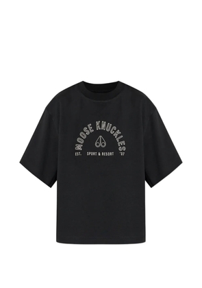 Moose Knuckles graphic T-shirt - Black