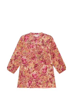 MALIPARMI Sweet Butterfly abstract-print long-sleeved shirt - Pink