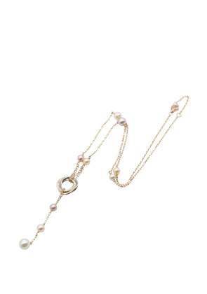 Cartier 2010-2025 18K Tricolor and Pearl Trinity Station necklace - White