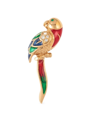 Susan Caplan Vintage 1980s Attwood & Sawyer Parrot brooch - Gold