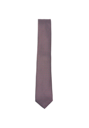 Canali geometric-pattern tie - Red