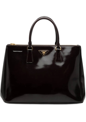 Prada Pre-Owned 2013-2026 Medium Spazzolato Galleria Double Zip satchel - Purple