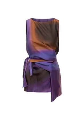 MOMONÌ tie waist top - Purple