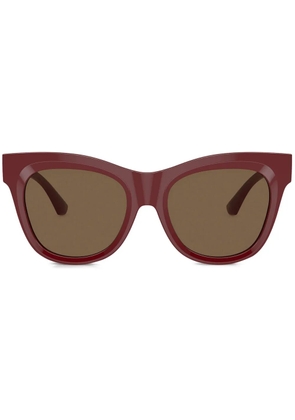Burberry Eyewear logo-plaque sunglasses - Red