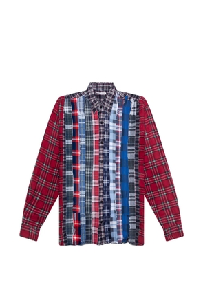 Needles ribbon flannel shirt - Red