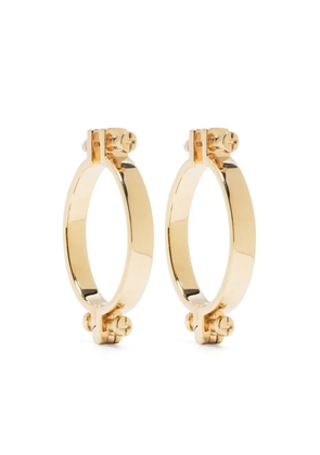 Annelise Michelson screw-motif hoop earrings - Gold