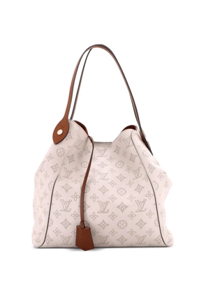Louis Vuitton Pre-Owned Hina Handbag Mahina Leather MM shoulder bag - Grey