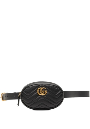 Gucci Pre-Owned 2016-2026 GG Marmont Matelasse Leather belt bag - Black