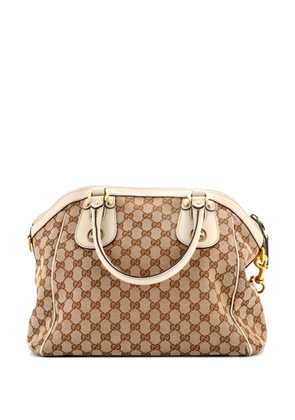 Gucci Pre-Owned Scarlett Top Handle Bag GG Canvas Medium shoulder bag - Brown