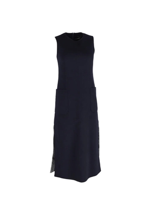 Max Mara side-slit midi dress - Blue