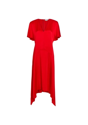 Stella McCartney V-neck midi dress - Red