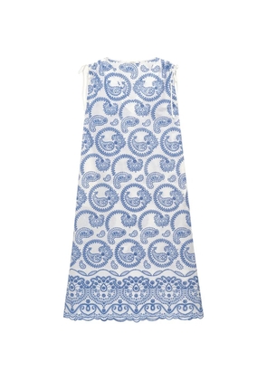 MALIPARMI broderie anglaise dress - White