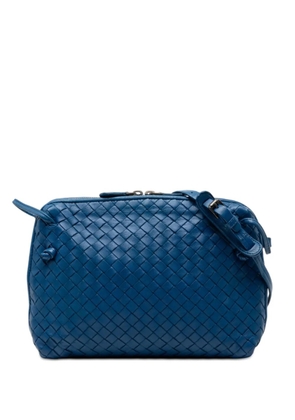 Bottega Veneta Pre-Owned 2012-2025 Nappa Intrecciato Nodini crossbody bag - Blue