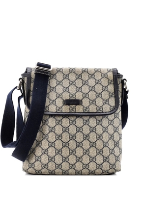 Gucci Pre-Owned Flap Messenger GG Coated Canvas Small crossbody bag - Brown