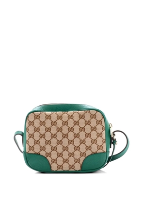 Gucci Pre-Owned Bree Disco GG Canvas with Leather Mini crossbody bag - Brown