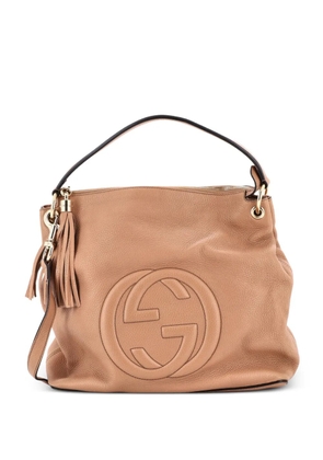 Gucci Pre-Owned Soho Convertible Leather Large hobo bag - Neutrals