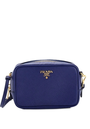 Prada Pre-Owned Zip Saffiano Leather Mini crossbody bag - Blue