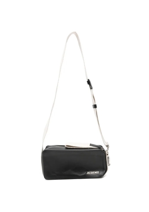 Jacquemus Pre-Owned The Cuerda leather messenger bag - Black