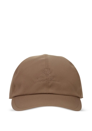 Loro Piana bicolor baseball cap - Brown