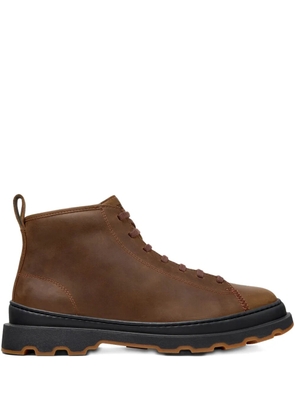 Camper Brutus lace-up chunky-sole hiking boots - Brown