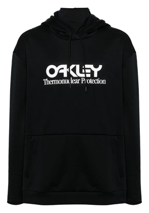 Oakley Rider Long 2.0 logo-print hoodie - Black