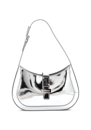 Versace Pre-Owned Greca Goddess Hobo Bag Leather Small shoulder bag - Silver
