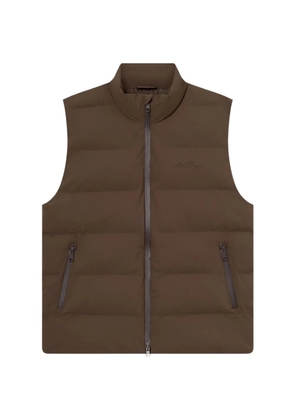 Les Deux Noor zip-up padded gilet - Brown