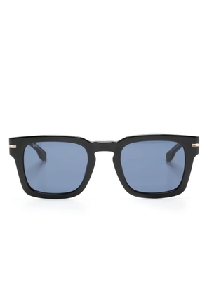 BOSS rectangle-frame sunglasses - Black