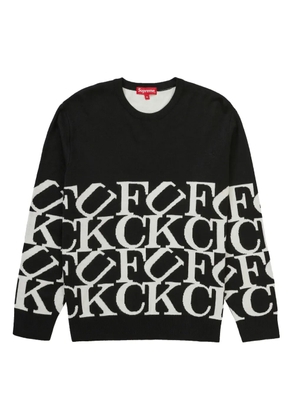 Supreme Fuck All sweater - Black