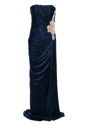 Costarellos Elettra gown - Blue